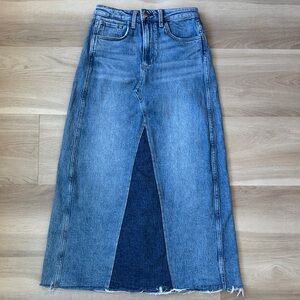 Joe’s - Maxine Two-Toned Denim Maxi Skirt